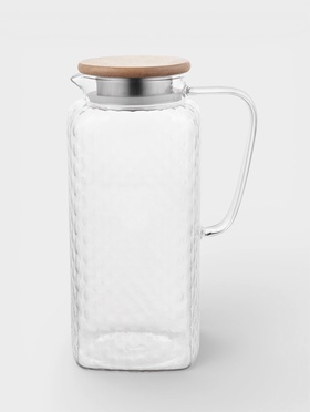 {{photo.Alt || photo.Description || 'УЦЕНКА Кувшин с бамбуковой крышкой «Эко» 2 л, 14.5×10.5×25 см'}}