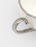 УЦЕНКА Чайный сервиз SL Home «Гарда», 5 шт., чашек 200 мл, 5 шт., блюдец d=15 см, белый с серебром - Фото 4