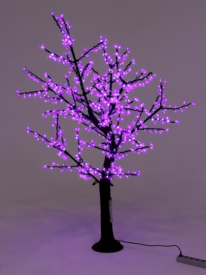 УЦЕНКА Светодиодное дерево «Сакура» 1.8 м, 768 LED, 220 В, свечение мульти (RGB) - Фото 1