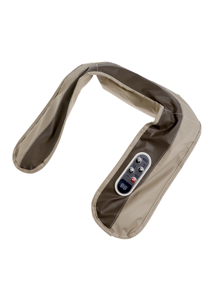 УЦЕНКА Массажёр для спины и шеи Luazon, наплечный, пульт, 99 режимов, 220 В - Фото 1