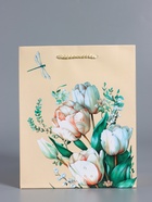 Пакет подарочный ламинированный «Стрекоза», пудровый, 18×22.3×10 см - фото 68978624