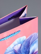 Пакет подарочный ламинированный, «Взгляд фиалки», нежно розовый, 18×22.3×10 см - фото 68978633