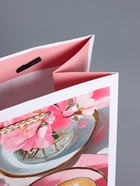 Пакет подарочный ламинированный, «Идеальный завтрак», розовый, 18×22.3×10 см - фото 68978639