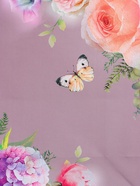 Пакет подарочный ламинированный, «Танец бабочки», пурпурный, 18×22.3×10 см - фото 68978643