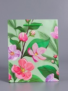 Пакет подарочный ламинированный «Весеннее признание», травяной, 18×22.3×10 см - фото 68978672