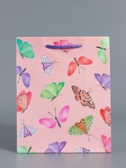 Пакет подарочный ламинированный «Крылья счастья», розовый, 18×22.3×10 см - фото 68978678