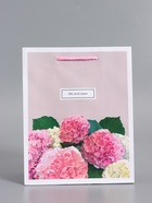 Пакет подарочный ламинированный «От всей души», пыльная роза, 18×22.3×10 см - фото 68978702