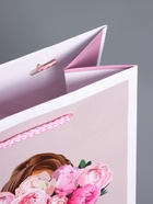 Пакет подарочный ламинированный «Момент для себя», пыльная роза, 18×22.3×10 см - фото 68978711