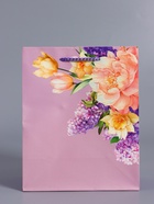 Пакет подарочный ламинированный «Особенный знак внимания», пурпурно сиреневый, 18×22.3×10 см - фото 68978714