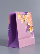 Пакет подарочный ламинированный «Особенный знак внимания», пурпурно сиреневый, 18×22.3×10 см - фото 68978716