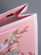 Пакет подарочный ламинированный «С любовью для неё», нежно розовый, 18×22.3×10 см - фото 68978729