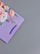 Пакет подарочный ламинированный «Нежность без слов», сиреневый, 18×22.3×10 см - фото 68978748