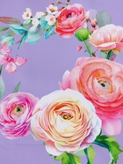 Пакет подарочный ламинированный «Цветочная симфония», сиреневый, 18×22.3×10 см - фото 68978751