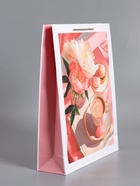 Пакет подарочный ламинированный «Утренний кофе», розовый, 33×42.5×10 см - фото 68978806