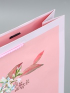 Пакет подарочный ламинированный «Полевые цветы», персиковый с розовым, МИКС, 33×42.5×10 см - Фото 19