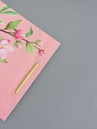 Пакет подарочный ламинированный «Нежный комплимент», розово - травяной, 26×12×32 см - Фото 7