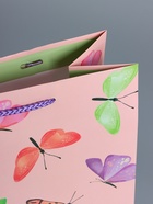 Пакет подарочный ламинированный «Крылья счастья», розовый, 26×12×32 см - фото 68978855