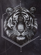 Пакет подарочный ламинированый «Сила характера», чёрный, 11.5×14.5×6.5 см - фото 68978913