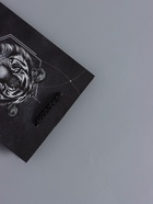 Пакет подарочный ламинированный «Сила характера», чёрный, 11.5×14.5×6.5 см - Фото 7