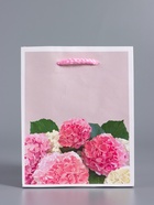 Пакет подарочный ламинированый «От всей души», пыльная роза, 11.5×14.5×6.5 см - фото 68978924