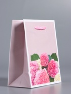 Пакет подарочный ламинированый «От всей души», пыльная роза, 11.5×14.5×6.5 см - фото 68978926