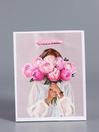 Пакет подарочный ламинированый «Момент для себя», розовый, 11.5×14.5×6.5 см - фото 68978930