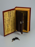 УЦЕНКА Сейф дерево книга «Эстет» кожзам 21×13×5 см 10987652