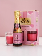 Подарочный набор: гель для душа шампанское 250 мл и свеча, аромат роза, Чистое Счастье  (артикул 10898708)  большой выбор товаров оптом и в розницу по низким ценам с доставкой