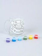 Кружка стеклянная под роспись «Космическая», краска в наборе - Фото 2