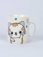 Кружка керамика под роспись акрилом «Кот», краска в наборе - фото 68979035