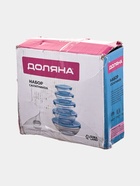 УЦЕНКА Набор салатников с крышками«Классика», 4 шт.: 130/200/350/500/900 мл, голубой - Фото 4