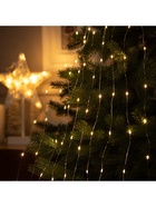 УЦЕНКА Гирлянда «Конский хвост» 10 нитей по 1.5 м, IP20, серебристая нить, 150 LED, свечение тёплое белое, 12 В 10987681