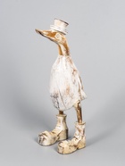 УЦЕНКА Сувенир «Утка в белом » дерево 27 см 10987709