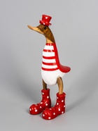 УЦЕНКА Сувенир «Утка в красном» дерево 27 см 10987712