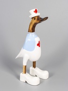 УЦЕНКА Сувенир "Утка Медсестра" дерево 13х9х27 см 10987716