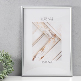 {{photo.Alt || photo.Description || 'УЦЕНКА Фоторамка пластик «МИРАМ» 29.7×42 см, (A3) 636421, серебро (пластиковый экран)'}}