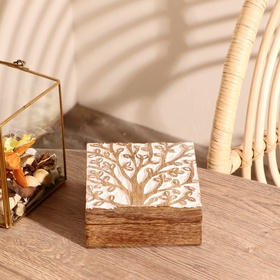 {{photo.Alt || photo.Description || 'УЦЕНКА Шкатулка «Цветущее дерево» дерево 14×14×6 см'}}