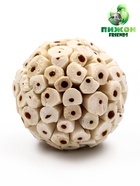 Игрушка для птиц «Погрызушка-шар», 5 см, дерево 10954002