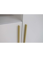 Стеллаж «Николь–21», 800×450×2000 мм, цвет кашемир/ручки сатиновое золото - Фото 5