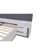 Кровать двуспальная «Винтер–14», с ортопедическим основанием, с подъёмным механизмом, цвет винтерберг/тёмно–серый/замша спейс графит - Фото 7