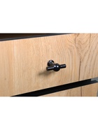 Стеллаж «Берген-3», 400×350×1660 мм, цвет дуб крафт золотой/чёрный - Фото 5