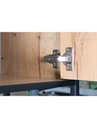 Стеллаж Берген-3  дуб крафт золотой / черный 10940461