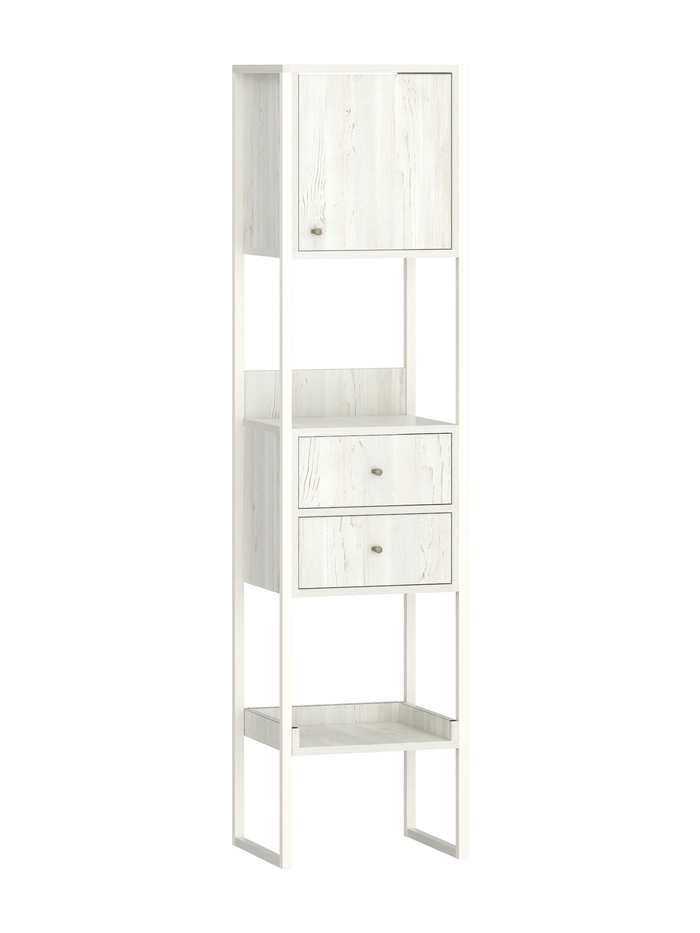 Стеллаж «Берген–3», 400×350×1660 мм, цвет дуб винтерберг/белый - Фото 1