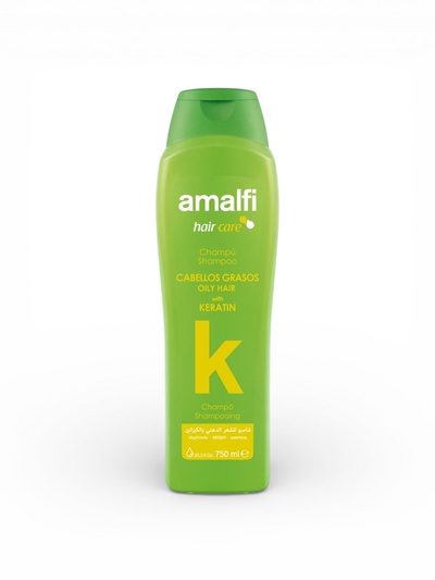 Шампунь для жирных волос AMALFI кератиновый, 750 мл