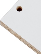 УЦЕНКА Шкаф подвесной для ванной со штангой для полотенец, с дверцами, белый, 60×17.4×40 см 43 - Фото 3