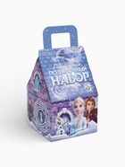 Подарочный набор «Домик»: гель, шампунь, бомбочка, мочалка, Холодное сердце - фото 809492630