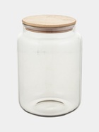 УЦЕНКА Банка для сыпучих продуктов с бамбуковой крышкой «Эко», 3 л, 14.5×14.5×21 см - Фото 2