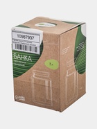 УЦЕНКА Банка для сыпучих продуктов с бамбуковой крышкой «Эко», 3 л, 14.5×14.5×21 см - Фото 5