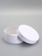 Коробка круглая подарочная белая, 20×8 см - фото 68979204