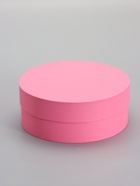 Коробка круглая подарочная розовая, 20×8 см - фото 68979206
